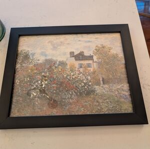 Monet Framed Impressionist Landscape Art Print NEW 17x13